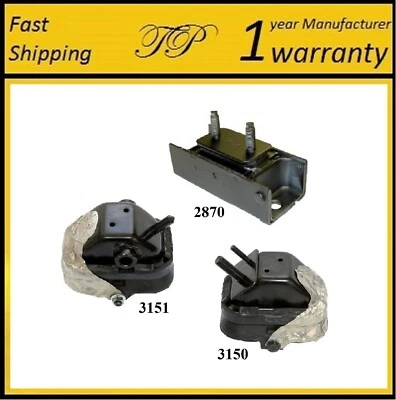 3件装电机和变速器安装适用于2005-2006年林肯领航员5.4L 2WD — 第 1/4 张图片