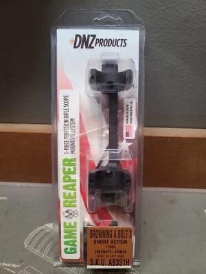 Montaje de mira telescópica DNZ Game Reaper AB3S1H ALTA ACCIÓN CORTA Browning A-Bolt III 1" Foto 1 de 4