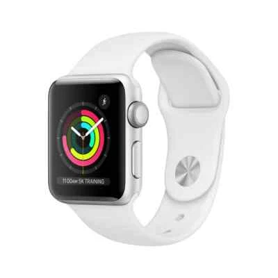 Apple Series 3 MTEY2B/A 8GB 38mm Aluminium Case with Sport Band Smartwatch - Image 1 of 4