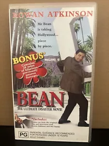 Bean Ultimate Disaster Movie, Rowan Atkinson, VHS Tape Video Comedy B12 - Picture 1 of 3