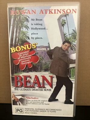 Bean Ultimate Disaster Movie, Rowan Atkinson, VHS Tape Video Comedy B12 - Image 1 of 3