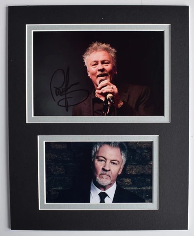 Paul Young Signed Autograph 10x8 photo display Music Wherever Lay my Hat AFTAL Cover
