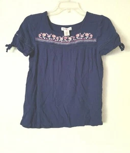 Sweet Girl's KANDY KISS Size XL Top  Embroidered Short sleeve - Picture 1 of 8