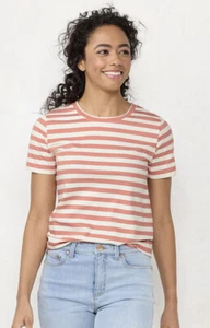 Camiseta corazón a rayas Lauren Conrad talla XL nueva con etiquetas - Imagen 1 de 2