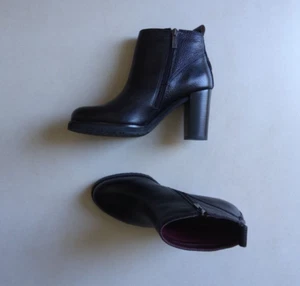 Marc O Polo Stiefelette Ankle Boots schwarz Echt Leder Gr 38,5 Orig NEU Etikett - Bild 1 von 5