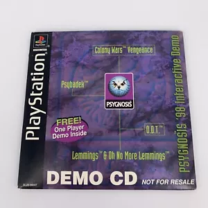 PlayStation PS1 Demo Disc Rare HTF Psygnosis ODT COLONY WARS LEMMINGS Toys R Us - Picture 1 of 5
