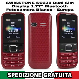 Telefono Dual Sim Display 1.77" Bluetooth Cellulare Con Fotocamera, Vivavoce  - Foto 1 di 13