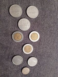 Münzen Konvolut Italien italienische  100 500 50 Lira Lire