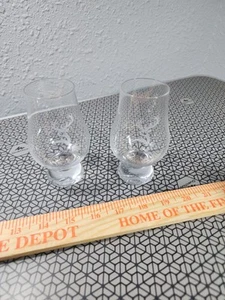 2 Glencairn Glenfiddich Scotch Whiskey Etched Tasting Glasses 4.5” - Picture 1 of 4