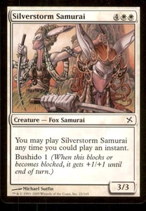 MTG - Silverstorm Samurai Traditori di Kamigawa #22 LP comune - Foto 1 di 2