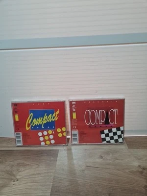 2 Vintage 1989 Compact CD Games Sealed, Inc Ludo & Draughts - Image 1 of 4