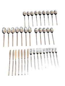 37 Teile Selten Vintage SCC Edelstahl Japan Besteck Set Modern MCM - Bild 1 von 7