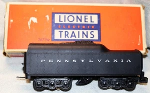LIONEL 2671w PENNSYLVANIA 6 WHEEL TENDER NEAR MINT WITH REAR LIGHTS - Picture 1 of 14