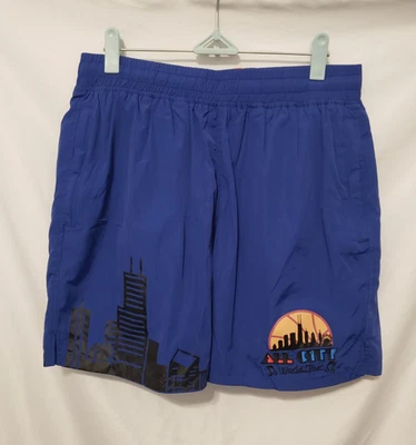 Pantalones Cortos de Tiro Just-Don All City Hombres Medianos Azul Real Bolsillos con Cremallera DELGADOS Foto 1 de 4