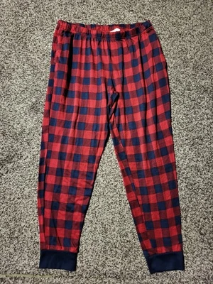 Pantalones de pijama Dearfoams para mujer Buffalo a cuadros acogedores cómodos para dormir salón 12/14  Foto 1 de 4