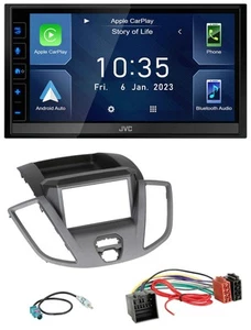 JVC DAB Bluetooth MP3 USB 2DIN Autoradio für Ford Transit 2018-2019 schwarz - Bild 1 von 10