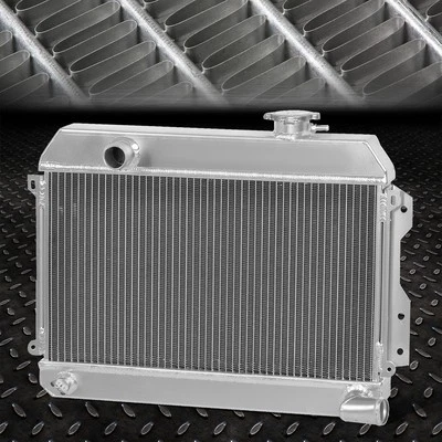 PARA 68-73 DATSUN 510 SRL311/SR/521 PICKUP L4 RADIADOR DE CORRIDA DE ALUMÍNIO COMPLETO 3 FILEIRAS - Imagem 1 de 4