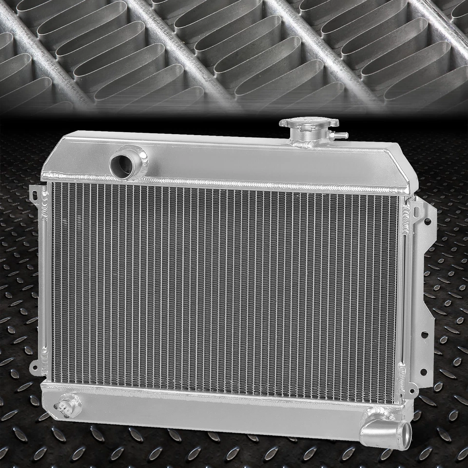 适用于 68-73 DATSUN 510 SRL311/SR/521 拾音器 L4 3-ROW 全铝赛车收音机 — 第 1/4 张图片