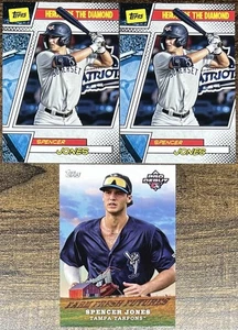 Lot (3) Spencer Jones 2024 Topps Pro Debut Farm Fresh / Heroes #FF-9 & #HOTD-9 - Bild 1 von 2