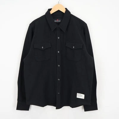 NWOT American Giant Unisex Redwood Fleece Overshirt Shacket Black Size Large  - Image 1 of 4