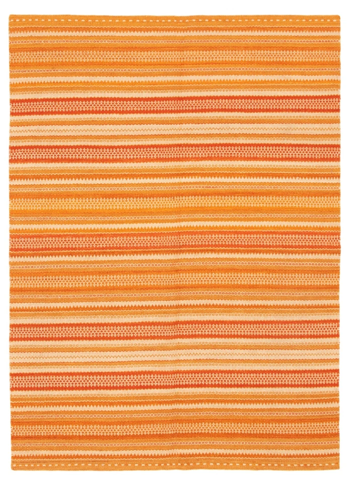 Vintage Hand Woven Traditional Kilim Rug 5'7" x 7'10" Oriental Wool Carpet - Image 1 of 4