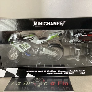 Minichamps 1/12 Collection Moto , Honda CBR 1000 RR Fireblade , Toseland 2007 - Imagen 1 de 6