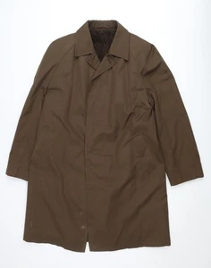 Marks and Spencer Men’s Brown Overcoat M 39-40in Acrylic Lining - Picture 1 of 12