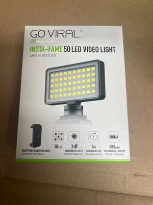 Digipower Insta-Fame Regulable 50 LED Super Brillante Luz de Video para Smartphone Foto 1 de 2