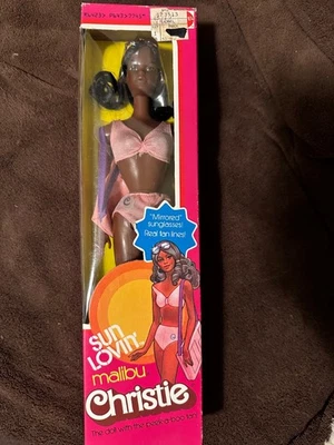Sun Lovin’ Malibu Christie 1978 n.º 7745 Mattel Peek-a-boo bronceado Steffie cara nuevo en caja☀️ Foto 1 de 4