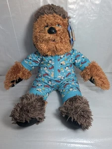 Neu mit Etikett Build A Bear Workshop Star Wars Chewbacca Bär mit neu mit Etikett Peanut Film Pyjama - Bild 1 von 14