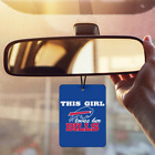 5PCS This Girl Loves Her Buffalo Bills Fans Car Aromatherapy Tablets