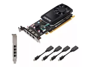 PNY nVIDIA Quadro P620 2GB GDDR5 PCI-e 4miniDP 900-5G178-1740-000 86.07.90.00.A7 - Picture 1 of 1