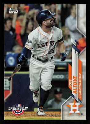 2020 Topps Opening Day Jose Altuve #89 Houston Astros - Image 1 of 2
