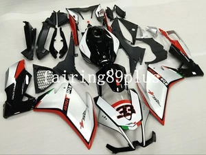 Silver Black White ABS Injection Fairing Kit Fit for 2012-2014 Aprilia RS4 125 - Picture 1 of 7