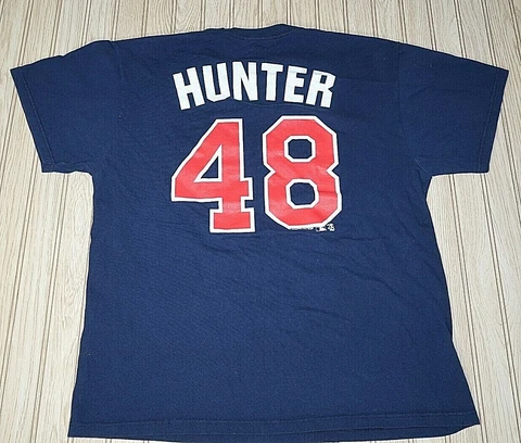 Torii Hunter Minnesota Twins Jersey Shirt Women Ladies M Medium 48 Baseball MLB Cover