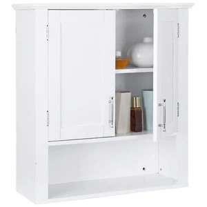 Wall Cabinets Storage Cabinets Bathroom Organizer Over The Toilet Wall Cabinet - Picture 1 of 12