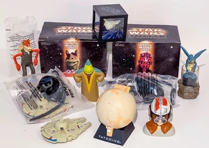 STAR WARS Episode 1 Phantom Menace 99 Trilogy 96 Taco Bell KFC Pizza Hut: 9 TOYS - Picture 1 of 6