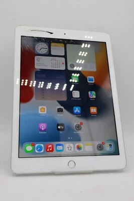 Apple iPad 6.Gen 2018 32GB WiFi  Wlan Weiß A1893 Displayschaden #5233 - Bild 1 von 4