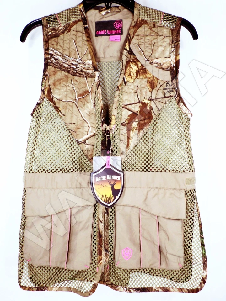Ladies Dove Bird Hunting Vest Real Tree Xtra Camo Women Girl Female Woman NWT - Image 1 of 4