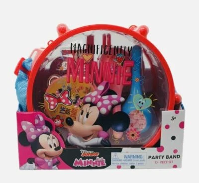 Disney Junior Minnie Mouse Fiesta Banda 10 Piezas Conjunto Instrumentos Musicales Edad 3+ Foto 1 de 4
