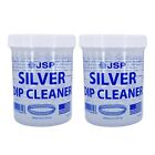 2 Sterling Silver Dip Cleaner Tarnish Remover 925 Jewelry Cleaning Solution 8oz