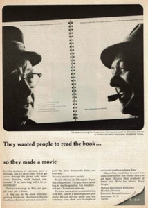 1968 Vintage Print Ad Kodak Imagination Ten They wanted people to read the book - Picture 1 of 2