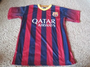 Men's FCB FC Barcelona Soccer Jersey large Qatar Airways, Unicef - Foto 1 di 5