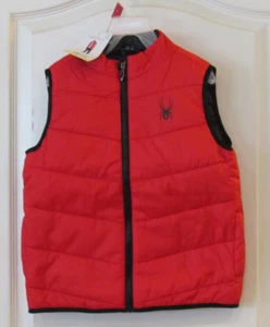 Spyder 3 piece Red Vest , Gray Hoodie, lack Jogger Set Boy's Sz 5 NWT - Picture 1 of 6