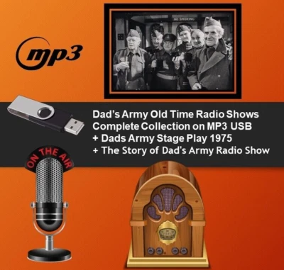 Dad's Army Old Time Radio Shows The Complete Collection MP3 USB FREE POSTAGE