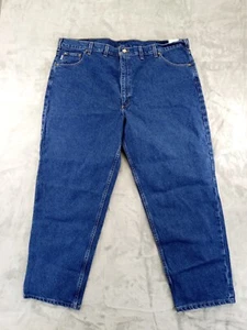 NWT Carhartt Relaxed Fit Tapered Leg Medium Wash Denim Jeans 48" X 30" - Picture 1 of 12