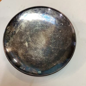 Wallace Silver Vintage Silver Plate Hollowware Pattern 903 9" Diame 15 Oz. Rarität - Bild 1 von 7