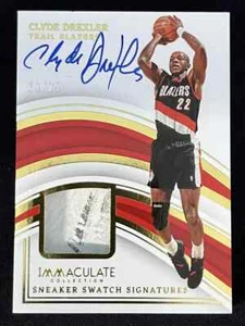 Zapatilla deportiva 2022-23 Immaculate Collection Clyde Drexler Swatch GU parche automático #18/25 - Imagen 1 de 2