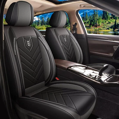 Fundas de asiento de coche aptas para Mitsubishi Eclipse Cross 2018-2025 (5 asientos, negro y gris) Foto 1 de 4