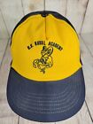 Vintage US Naval Academy Hat Navy Cap Made in USA Mesh Snap Back Blue M/L